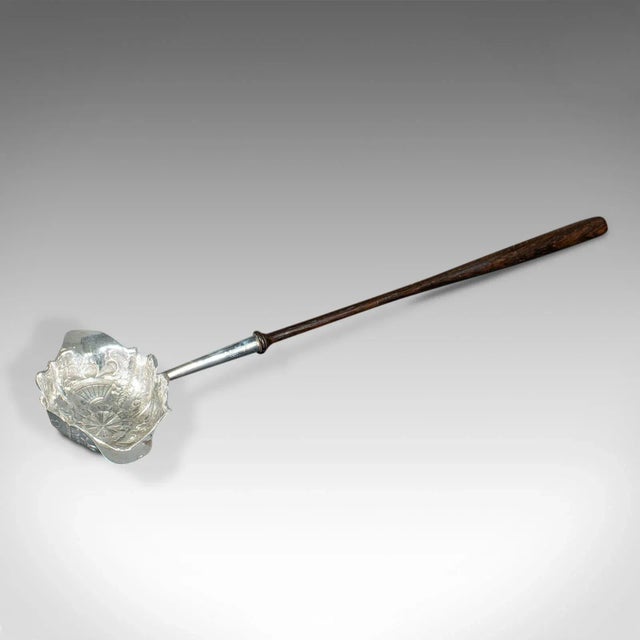 1770s Antique Georgian English Silver Toddy Spoon For Sale - Image 11 of 11
