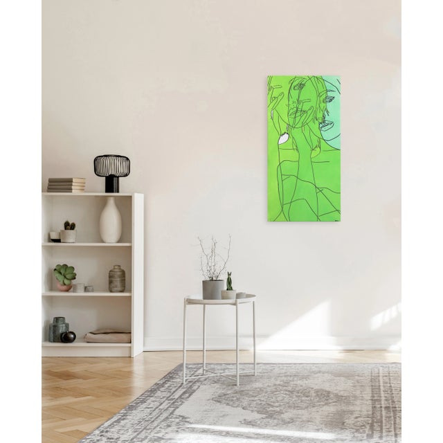 Textile "Untitled (Spring V)" Original Artwork by Hilary Bond For Sale - Image 7 of 9