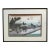 Ishibe Megawa Village Sato Utagawa Hiroshige Wood Framed Vintage Block Print For Sale