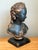 Wood Vintage Gilt Tipped Carved Wood Female Bust For Sale - Image 7 of 18