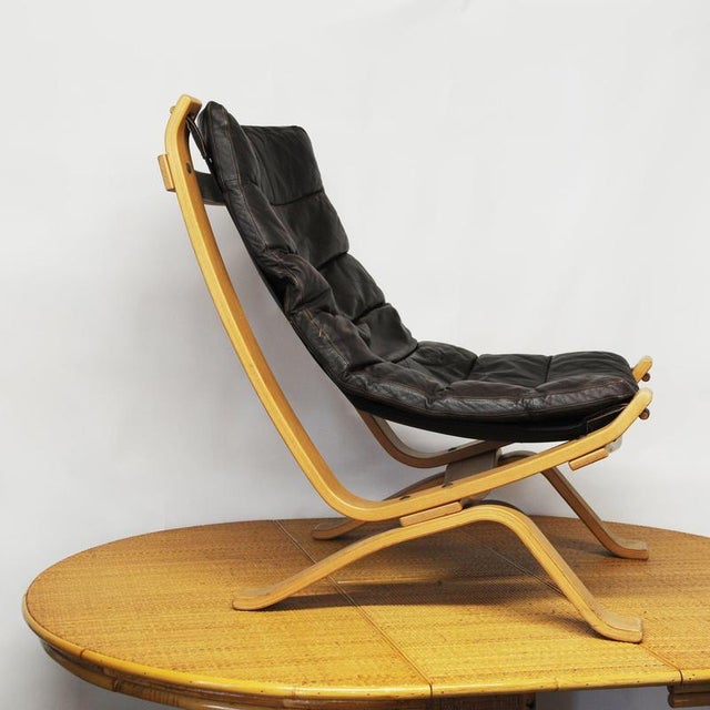 Vintage Danish Leather Lounge Chair from Bramin Møbler, 1970s For Sale - Image 14 of 14