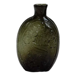 Antique Cornucopia / Urn Pictoral American Blown Glass Flask or Bottle G-Iii