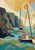 Colorful Harbor Boats Painting, Coastal Abstract Art Print, 36″ × 24″ For Sale - Image 4 of 7