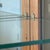 Vintage-Style Tall Oak Curio Display Cabinet W/ Illuminated Glass Shelves, Magnetic Doors & Antique Brass Knobs For Sale - Image 9 of 18