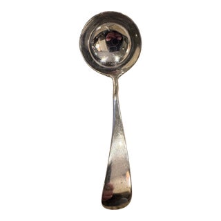 Antique Birks “Old English” Sterling Silver Sauce Ladle 5 1/8” For Sale