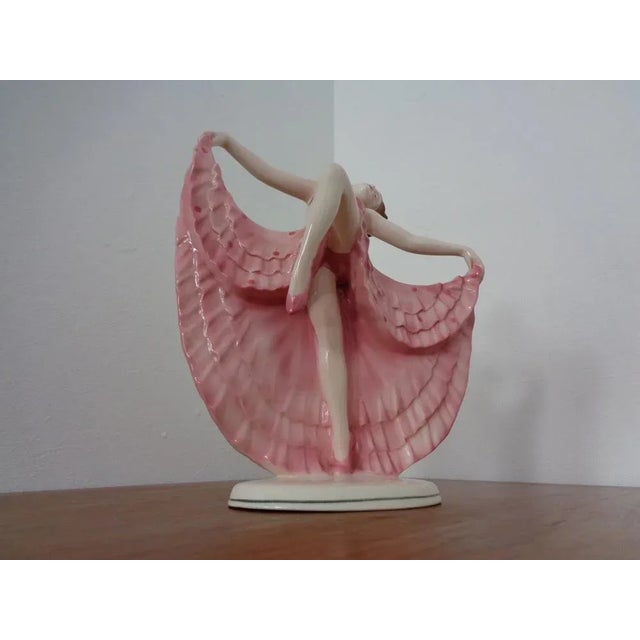 Ceramic Art Deco Ceramic Dancer from Hertwig & Co Katzhütte, 1920s For Sale - Image 7 of 18