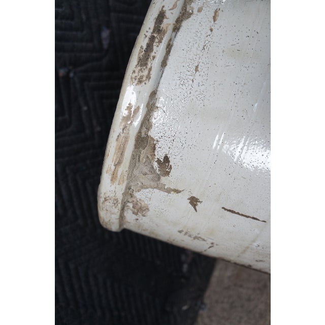 Antique Alabama Miller Pottery 15 Gallon Salt Glaze Stoneware Crock Butter Churn For Sale - Image 4 of 11
