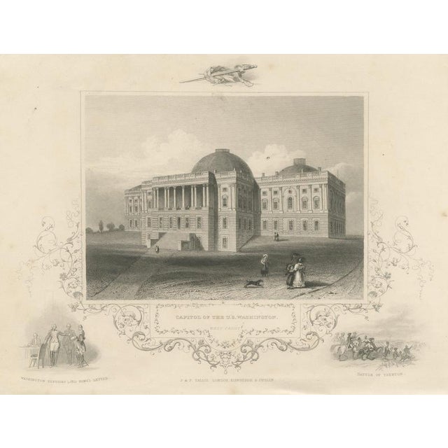 Brown Capitol West Front, 1850, Paper For Sale - Image 8 of 8