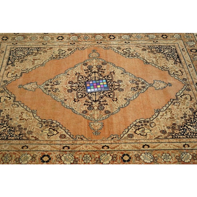 Late 18th Century Late 18th Century Antique Tabriz Rug 4'5'' x 6'0'' For Sale - Image 5 of 7