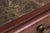 Mahogany 2 Drawer Marble Top Console Table For Sale - Image 12 of 17