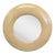 Kreiss Round Leather Wall Mirror For Sale