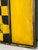 20th Century Folk Art Paint Decorated Game Board in Black and Mustard Yellow For Sale - Image 9 of 10