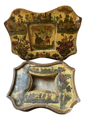 Venetian Lacquer Work Box, 1730s
