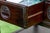 Vintage Chinese Altar Style Rosewood Finish End Table With Shou Emblems For Sale In Portland, ME - Image 6 of 8