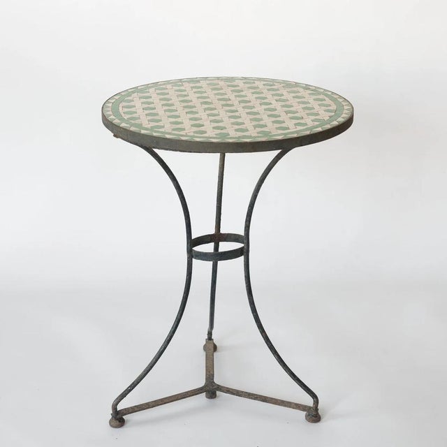 Antique Mosaic Garden Table, 1890s For Sale - Image 6 of 6