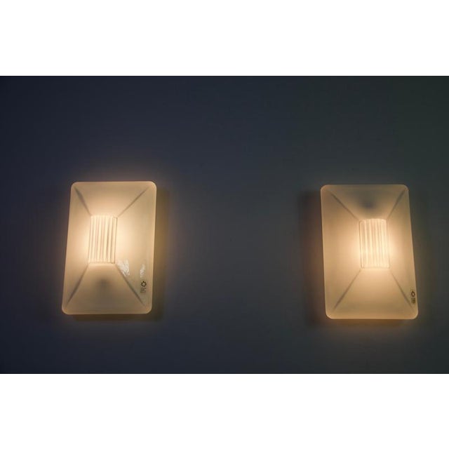 Murano Glass Wall Lamps from Leucos, 1960s, Set of 2 For Sale - Image 13 of 16
