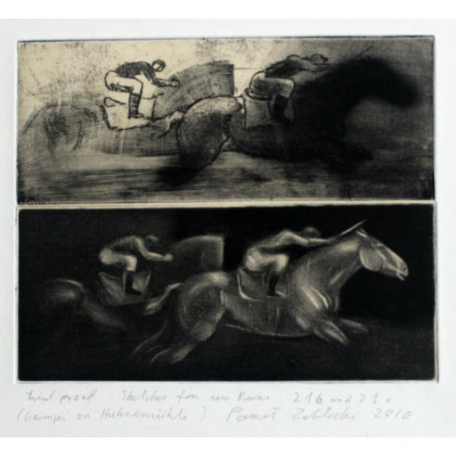 Pawel Zablocki, Sketches for New Runs, Etching on Paper, 2010 For Sale - Image 3 of 6