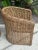 2000 - 2009 French Style All Weather Woven Rattan Barrel Back Chairs a Pair For Sale - Image 5 of 11