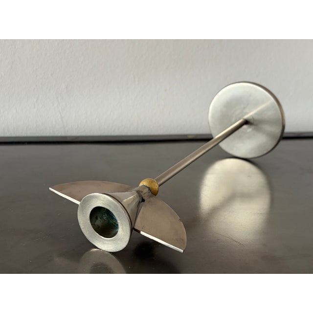 Postmodern Angel Wing Candlestick, 1980s For Sale - Image 15 of 16