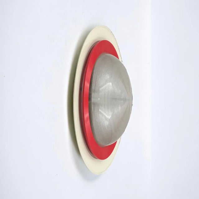 1980s Sat 50 Flush Mount by Gigante Boccato and Zambusi for Luci Milano, 1980s For Sale - Image 5 of 11