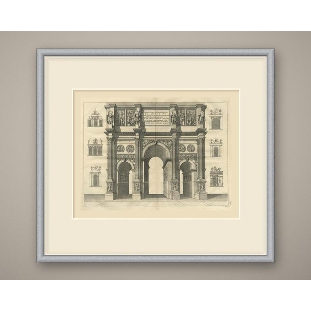 This is an original antique copper engraving, uncolored, a double page folding plate from montfaucon's antiquity...