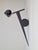 Metal Postmodern Metal Wall Spot Lamp from Debsch Aster, Italy, 1980s For Sale - Image 7 of 14