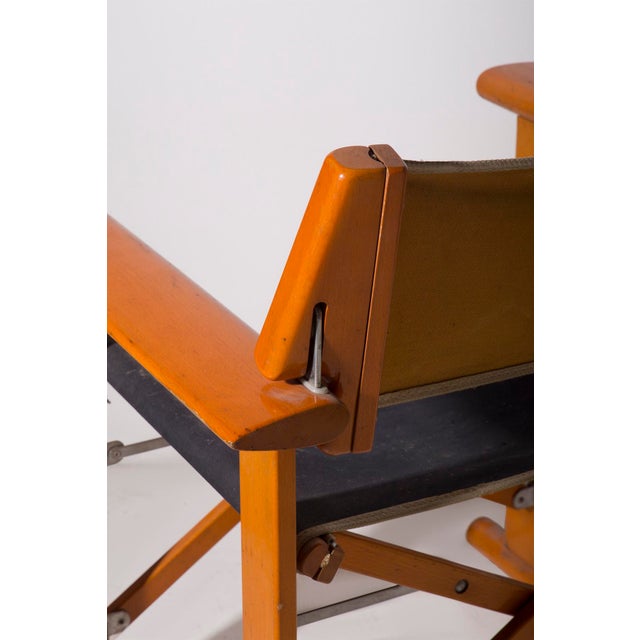 1970s Hollywood Folding Armchairs attributed to Carlo Hauner for Fratelli Reguitti, 1970s For Sale - Image 5 of 10