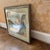 Mid 20th Century Mid 20th Century Original Japanese Watercolor Signed/Artist Certified Faux Bamboo Frame For Sale - Image 5 of 10
