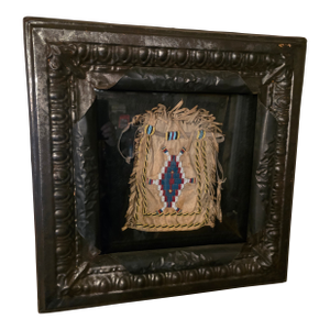 Framed American Indian Beadwork