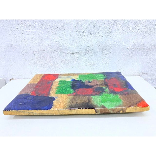 Studio Color Composition 2 Wall Panel in Ceramic by Heinz Pelzer, 1960s-1970s For Sale - Image 12 of 18
