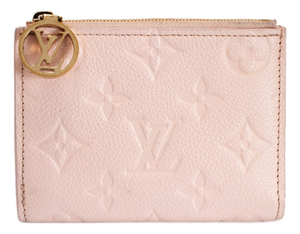 Louis Vuitton Lisa Monogram Empreinte Pink Opale Leather Gold Hardware Wallet