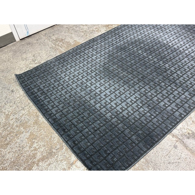 Room & Board 5ft X 8ft Room & Board Modo Ink Wool Rug For Sale - Image 4 of 12
