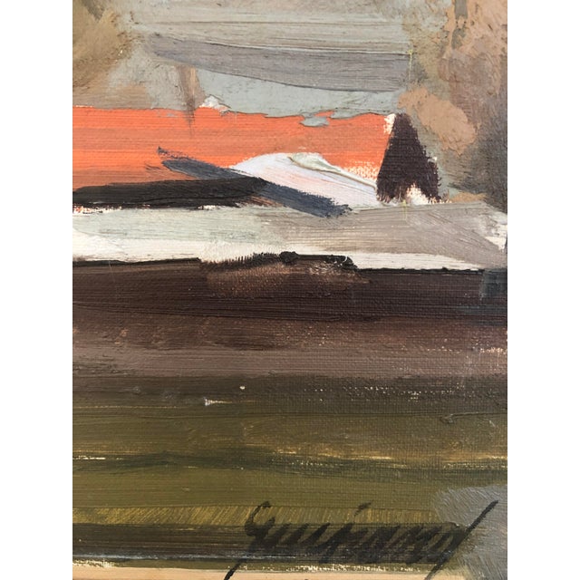 Modern René Guinand, Paysage, Oil on Canvas, Framed For Sale - Image 3 of 9