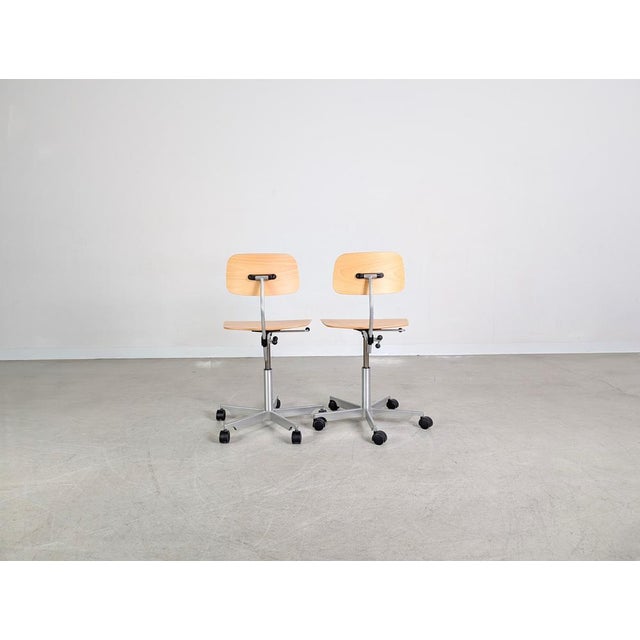 Kevi Office Chairs by Jørgen Rasmussen for Fritz Hansen, Set of 2 For Sale - Image 6 of 13