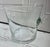 Mid-Century Modern Vintage Attributed to Tiffany & Co. Clear Glass Ice Bucket With Swirled Scroll Handles For Sale - Image 3 of 9