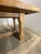Late 20th Century Reclaimed Wood Oak Dining Table For Sale - Image 5 of 12