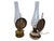 Glass Vintage Electrified Oil Lamps with Reflective Mirror from Ditmar, 1950, Set of 2 For Sale - Image 7 of 10