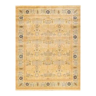 Mogul, One-of-a-Kind Hand-Knotted Area Rug in Ivory, 8' 1" x 10' 4" For Sale