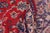 Red Retro Persian Kashan Red/Blue Wool Rug - 9'9'' X 15'11'' For Sale - Image 8 of 10