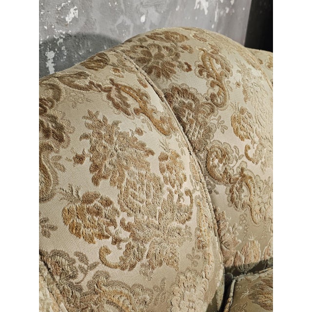 Beige Antique Chippendale Style Sofa, 1890s For Sale - Image 8 of 13