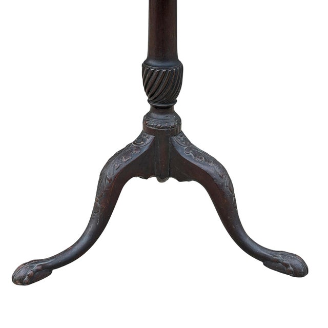 18th Century English Georgian Pie-Crust Tilt-Top Table For Sale - Image 9 of 18