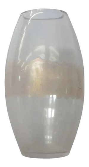 Opalescent with Gold Fleck Seguso A.V. Italian Glass Vase