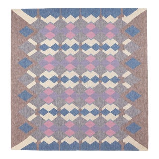 Judith Johansson Swedish Style Kilim Rug - 09'10 X 10'03 For Sale