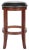 Justin Swivel barstool, Cherry & Black For Sale - Image 4 of 4