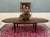 STUNNING Antique English Carved Honey Oak Butterfly Oval Dining Table ~~118.5" Wide~~c.1920s-30s This table has "the...
