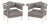 Luca Scacchetti for Poltrona Frau "Hydra Enif" Arm Chairs, Pair For Sale