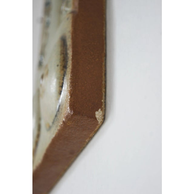 Relief Woman Plate in Ceramic by Josef Simon for Søholm Stentøj, 1960s For Sale - Image 3 of 4