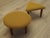 Wood Vintage Danish Mustard Ottomans, 1990s, Set of 2 For Sale - Image 7 of 9