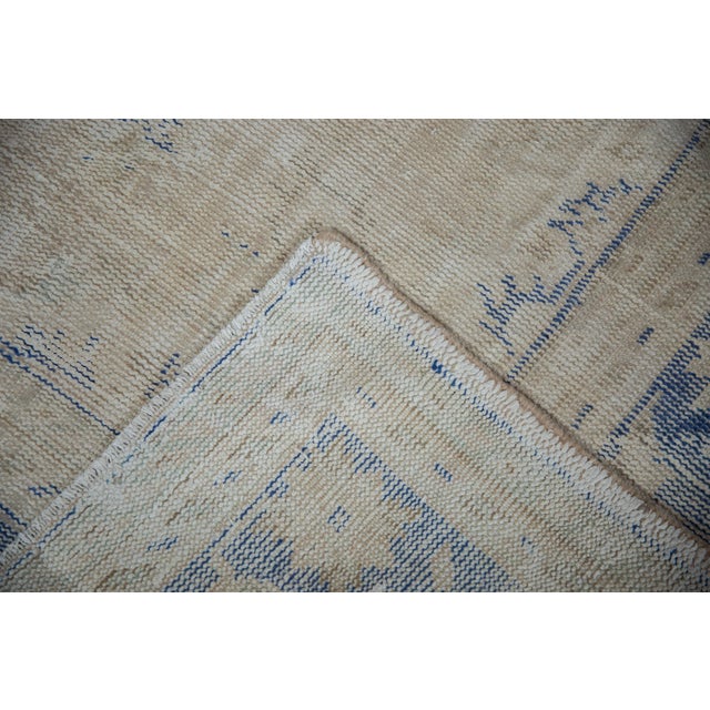 Vintage Distressed Oushak Carpet - 5'11" x 9'5" For Sale In New York - Image 6 of 9