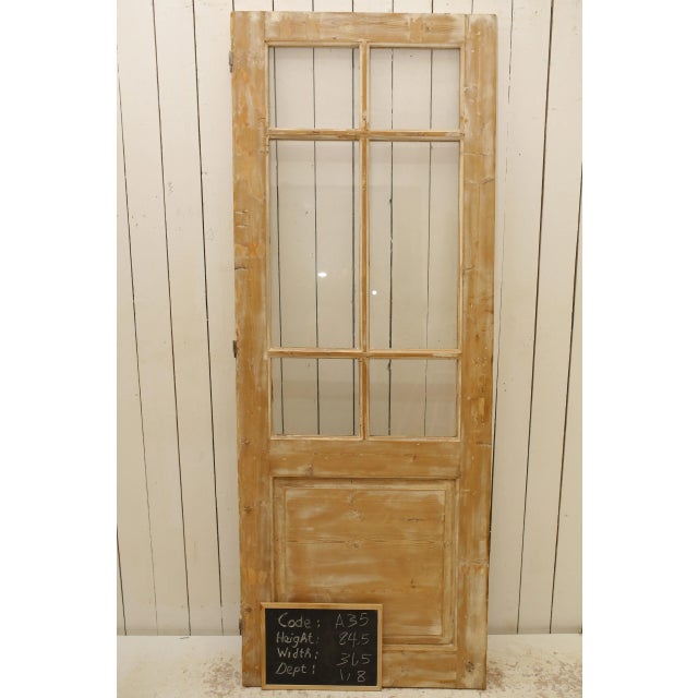 Late 19th Century Late 19th Century Single Glass French Door For Sale - Image 5 of 5